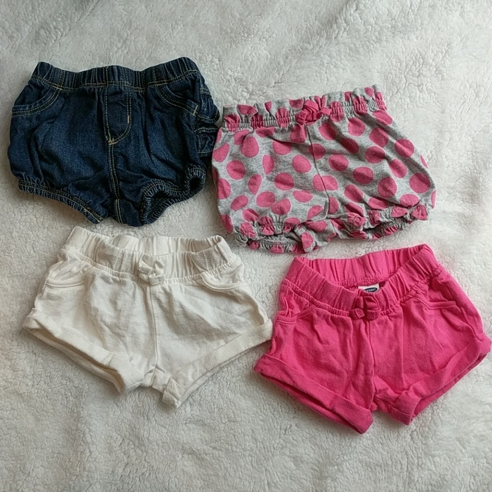 Baby girl shorts lot